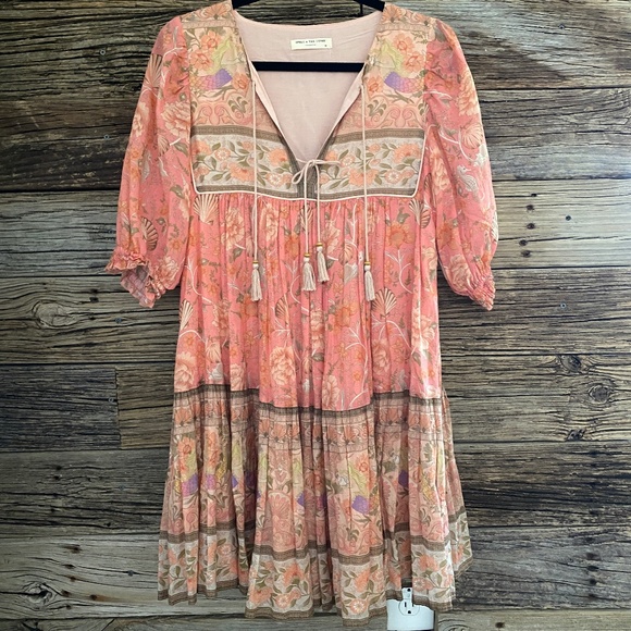 Spell & the Gypsy Seashell Boho Mini Dress - Picture 1 of 8